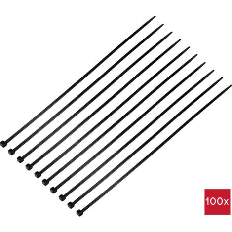 TRU COMPONENTS TC-12523688 Serre-câble 368 mm 4.8 mm noir 100 pc(s) Q270553 (1/3)