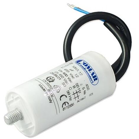 COMAR 600010 1 pc(s) Condensateur de marche pour moteur 12 µF 450 V/AC 5 % (Ø) 35 mm V661573