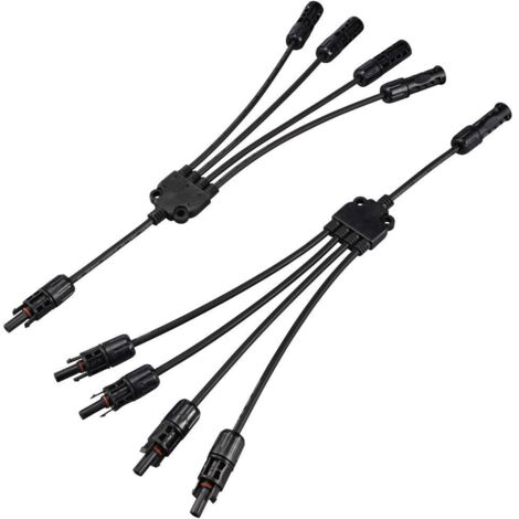 Sygonix SY-6407994 branchement pour installation solaire Câble adaptateur noir 46.5 cm A720043 (1/4)