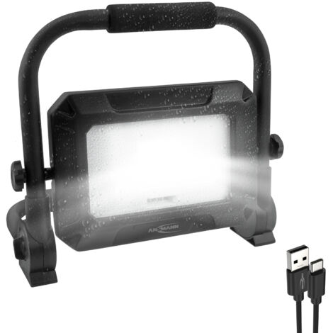Ansmann FL50W-R Projecteur de chantier sans fil 50 W 4500 lm blanc lumière du jour 1600-0630 A732523 (1/5)