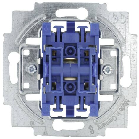Busch-Jaeger Insert Interrupteur pour gamme, Bouton à bascule Reflex SI, Reflex SI Linear bleu gentiane (RAL 5010) 2000 (1/4)