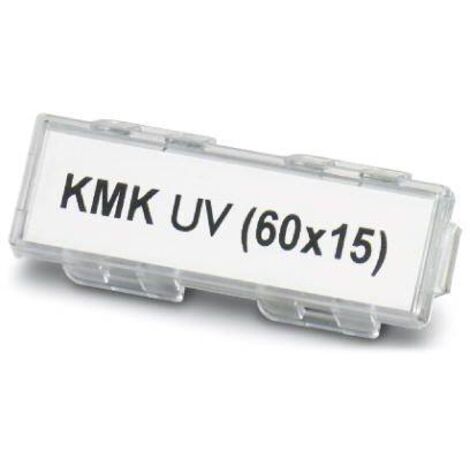 Phoenix Contact 1014108 KMK UV (60X15) Porte étiquette Type de montage: pour collier serre-câbles transparent 50 pc(s) A760212 (1/3)