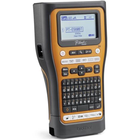 Brother P-Touch PT-E560BTVP Etiqueteuse adapté pour rubans: TZ, HSe 3.5 mm, 6 mm, 9 mm, 12 mm, 18 mm, 24 mm