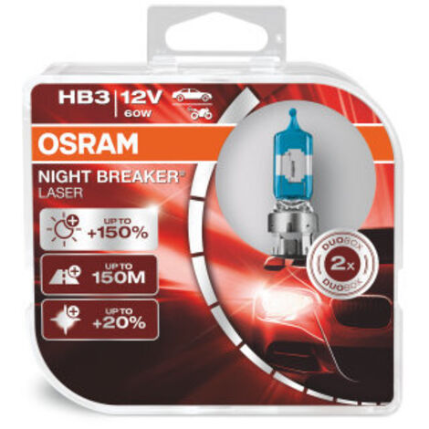 Osram Automotive 9005NL-2HB Ampoule halogène Night Breaker® Laser Next Generation HB3 60 W 12 V (1/5)