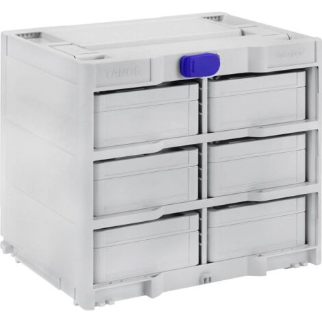 Caisse de transport Tanos Systainer³ Rack/6 M 337 83000878 plastique ABS (l x H x P) 396 x 330 x 296 mm