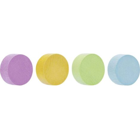 magnetoplan Aimant Circle (Ø) 30 mm rose, orange clair, vert clair, bleu clair 4 pc(s) 16654410 (1/3)