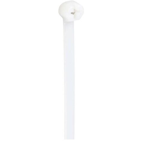 TRU COMPONENTS TC-12814180 Serre-câble 370 mm 7 mm naturel avec languette métallique, résiste aux produits chimiques 10 (1/2)