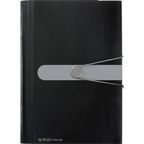 Herlitz Trieur malette à compartiments 11208394 DIN A4 Nombre de compartiments:12 noir 1 pc(s) (1/4)