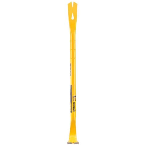 Dewalt – Pince à décoffrer 600mm – Acier carbone – Poids 2kg – Pointe biseautée pour retrait de clous – Applications décoffrage et démolition