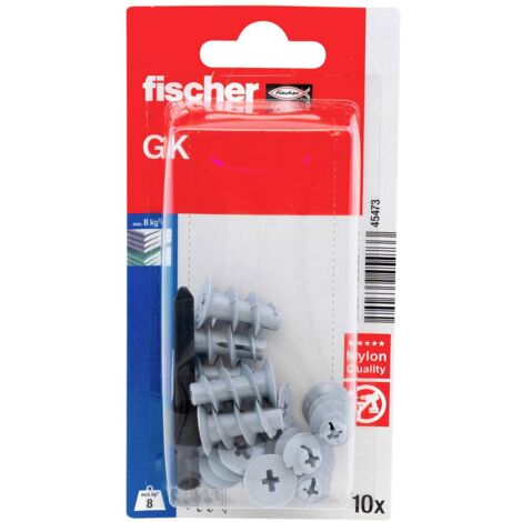 Fischer 045473 GK K NV Cheville pour plaques de plâtre 22 mm 1 set