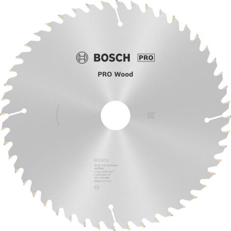 Bosch – Lame de scie circulaire 235mm pour bois dur et tendre – Alésage 30mm – 48 dents – Acier trempé SK5 – 2608640727