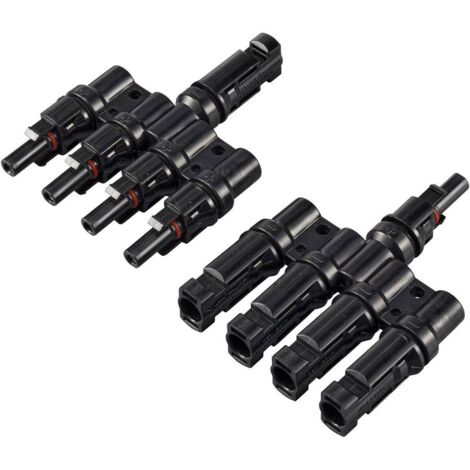 Sygonix Solaradapter T-Verbinder (4 zu 1) 1000V SY-6408002 Connecteur en Y (1/3)