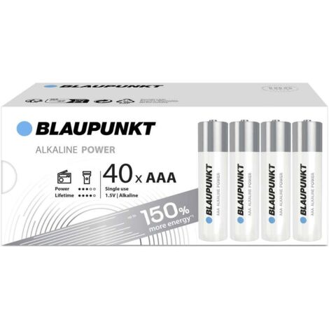 10 Piles AAA LR03 Alkaline Power : PANASONIC : - Livraison gratuite dès 120€ (voir conditions