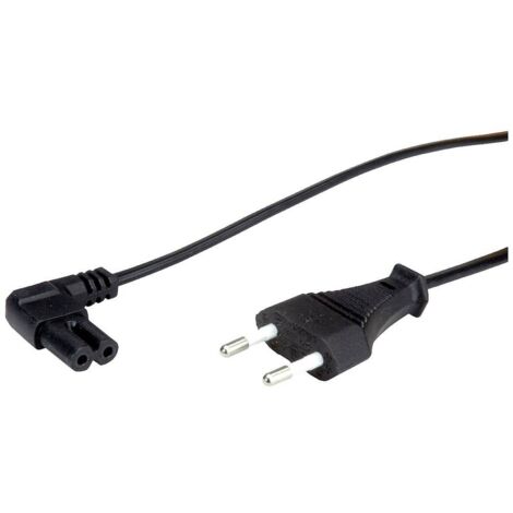 Value 19.99.2088 alimentation Câble de raccordement noir 1.80 m (1/2)
