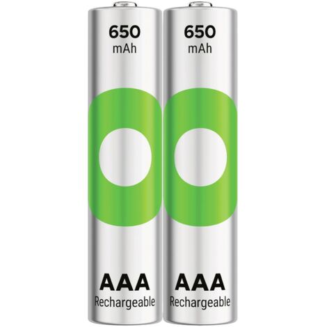 GP ReCyko Pile rechargeable LR3 (AAA) NiMH 650 mAh 1.2 V 2 pc(s) V873853 (1/3)