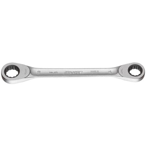 Tournevis a cliquet annulaire double GEDORE SW 10x13 mm (1/4)