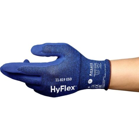Ansell 11819R100-1P HyFlex Gants de travail Taille (gants): 10 EN 21420:2020 1 paire(s) (1/3)