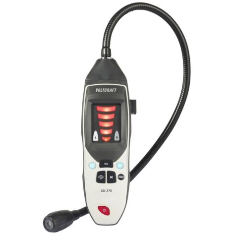 Voltcraft – Détecteur de fuite de gaz – Plage de mesure 0 à 10000 ppm – Alarme optique et acoustique – Sonde semi-flexible pour zones difficiles d'accès (1/6)
