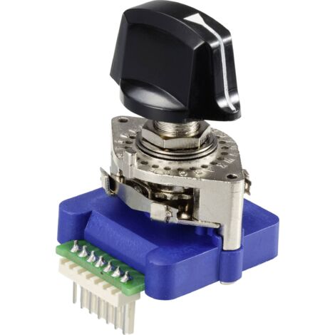 TRU COMPONENTS TC-12830252 Commutateur rotatif 5 V/DC, 25 V/AC, 50 V/AC 0.5 A 1 x 30 ° 1 pc(s) (1/4)