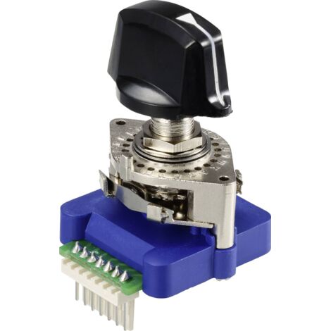 TRU COMPONENTS TC-12830248 Commutateur rotatif 5 V/DC, 25 V/AC, 50 V/AC 0.5 A 1 x 30 ° 1 pc(s) (1/4)