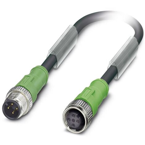 Câble pour capteurs/actionneurs Phoenix Contact SAC-4P-M12MS/ 0,5-186/M12FS 1509539 Contenu: 1 pc(s) (1/3)