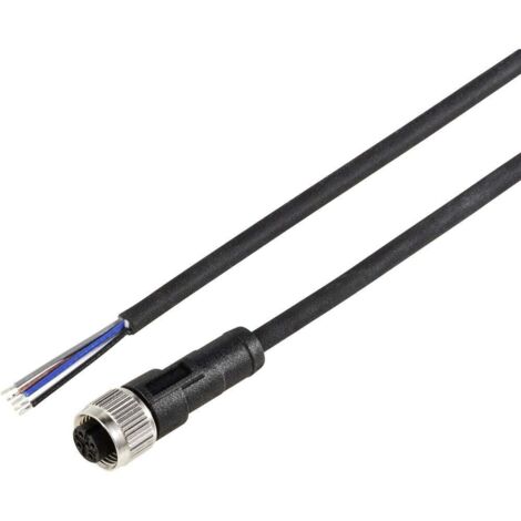 TRU COMPONENTS TC-12833080 Câble de raccordement M12 femelle, droit 5 m Nombre de pôles: 5 1 pc(s) (1/3)
