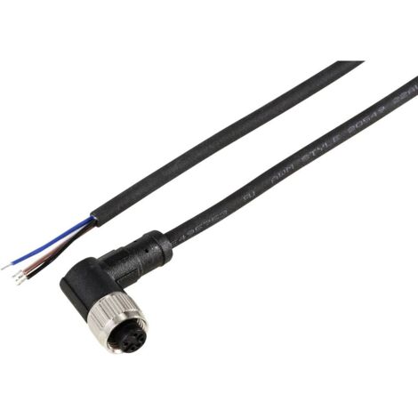 TRU COMPONENTS TC-12832996 Câble de raccordement M12 femelle, coudé 5 m Nombre de pôles: 4 1 pc(s) (1/3)