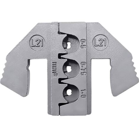 TOOLCRAFT TO-9625872 Matrice à sertir pour contact plat MCP 6.3/4.8K & SPT (SWS) 0.5 à 1 mm² adapté pour marque (pinces (1/2)