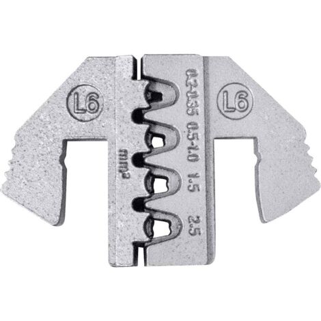 TOOLCRAFT TO-9627234 Matrice à sertir pour contact MCP 2.8, pour contact plat JPT, pour contact série de capteur (SWS) (1/2)