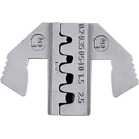 TOOLCRAFT TO-9627231 Matrice à sertir pour contact MCP 2.8, pour contact plat JPT, pour contact série de capteur 0.2 à (1/2)
