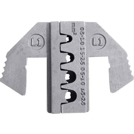 TOOLCRAFT TO-9627219 Matrice à sertir pour contact JPT, pour contact plat MCP 0.5 à 2.5 mm² A707423 (1/2)