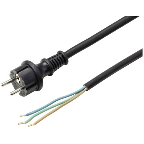 Sygonix SY-6029112 alimentation Câble de raccordement noir 4.50 m V913383 (1/2)