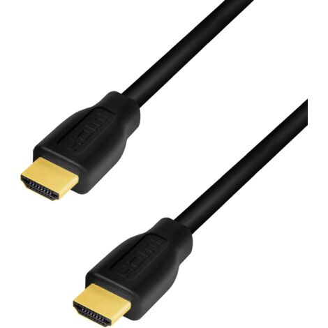 Câble de raccordement LogiLink HDMI AV [1x HDMI mâle - 1x HDMI mâle] 5 m noir (1/5)