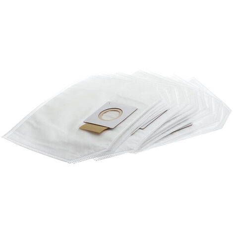 Makita – Sac à poussière en papier filtre pour aspirateur DVC260 – 10 pièces – Avec languette de fermeture – 1979038