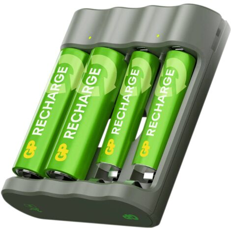GP Chargeur de bloc de batterie NiMH LR03 (AAA), LR6 (AA) Y481143 (1/4)