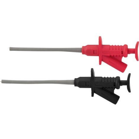 Grip-fils à pince Monacor TH-40 CAT III 1000 V rouge, noir 1 paire(s) Y178973 (1/2)