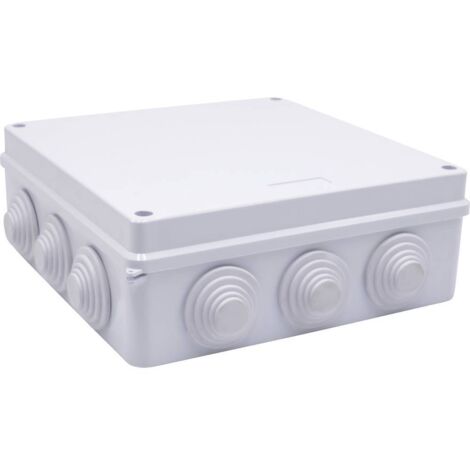 TRU COMPONENTS TC-RA 200x200x80 TC-10239060 Coffret d'installation plastique ABS blanc 1 pc(s) (1/4)