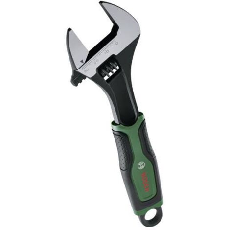 Bosch – Clé à molette 1600A032VF – Ouverture jusqu'à 32 mm – Acier au carbone – Surface noire phosphatée – Poignée ergonomique antidérapante (1/3)