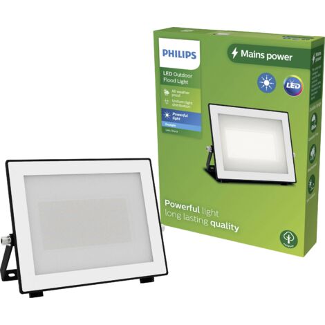 Philips – Projecteur LED extérieur 50 W – Couleur blanc froid 5000 K – Indice de protection IP65 – Flux lumineux 4750 lm – Alimentation 230 V