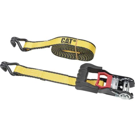 Caterpillar 980944IE Sangle Force de traction LC : arrimage plaquant (simple/direct)=900 daN (L x l) 5 m x 32 mm à cliquet A555283 (1/2)
