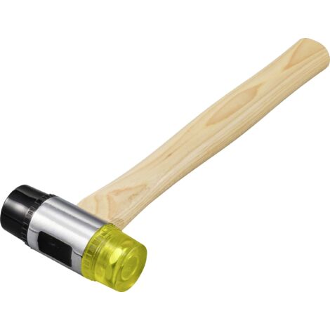 TOOLCRAFT TO-9991032 Maillet en caoutchouc mi-souple, mi-dur 335 g 310 mm 1 pc(s) Y272113