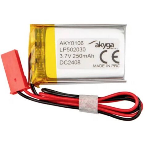 Akyga LP502030 Pack de piles rechargeables x batterie spéciale LiPo 3.7 V 250 mAh Y636503 (1/3)