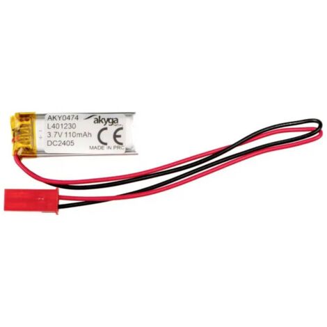 Akyga LP401230 Pack de piles rechargeables x batterie spéciale LiPo 3.7 V 110 mAh Y636583 (1/3)