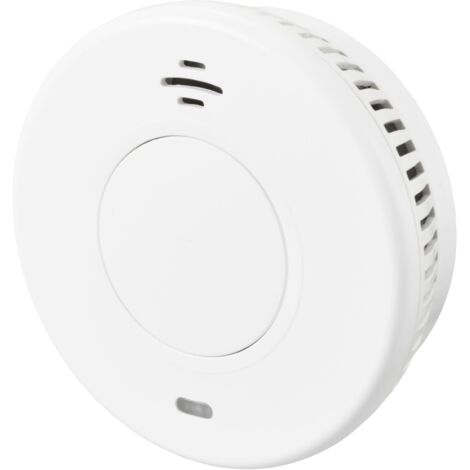 Sygonix EN14604 Détecteur de fumée sans fil autonomie 10 ans, interconnectable à pile(s) (Ø x H) 105 mm x 36 mm (1/5)