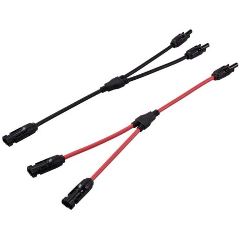 1x connecteur solaire parallèle mâle sur 2x femelle + femelle sur 2x mâle TC-12195656 noir, rouge TRU COMPONENTS Contenu: 2 pc(s) V160913 (1/3)