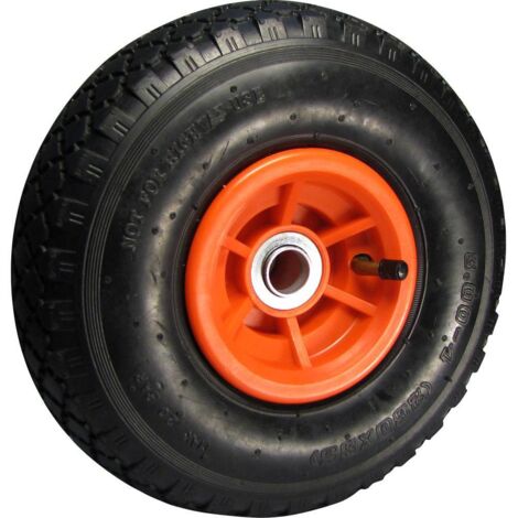 dörner + helmer 740394 Roue à bandage pneumatique Diamètre de la roue: 260 mm Capacité de charge (max.): 150 kg 1 pc(s) (1/2)