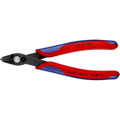 KNIPEX 78 61 140 Electronic Super Knips® XL avec poignées multimatières brunie 140 mm