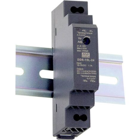HDR-15-5 | Alimentation pour rail DIN MEAN WELL, série HDR