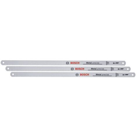 Bosch Home and Garden 1600A032UM Outils à main lames de scie à métaux 300 mm 24 TPI 3 pièces Longueur lame de scie 300 (1/3)