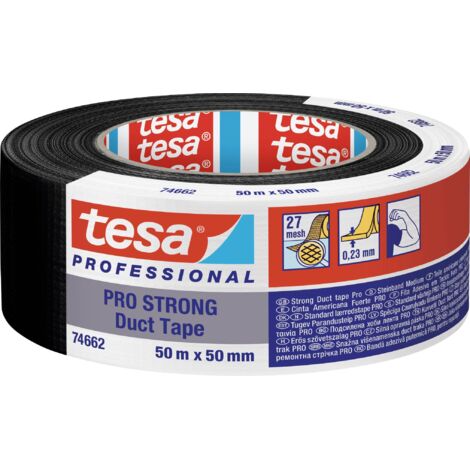 tesa Duct Tape Pro-Strong 66462-00002-00 Bande de réparation noir (L x l) 50 m x 50 mm 1 pc(s) (1/5)